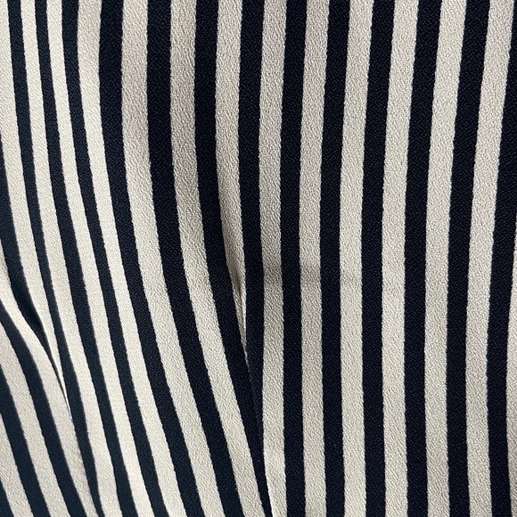 Albert Nipon Suit 2pc Jacket & Skirt Black White Striped Pinstripe Sz 10 Vintage - Picture 11 of 11